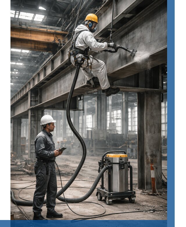 Обеспыливание конструкций в цехе в Нижнем Новгороде от 4377 р. | ВЫСОТНИК-Ннн