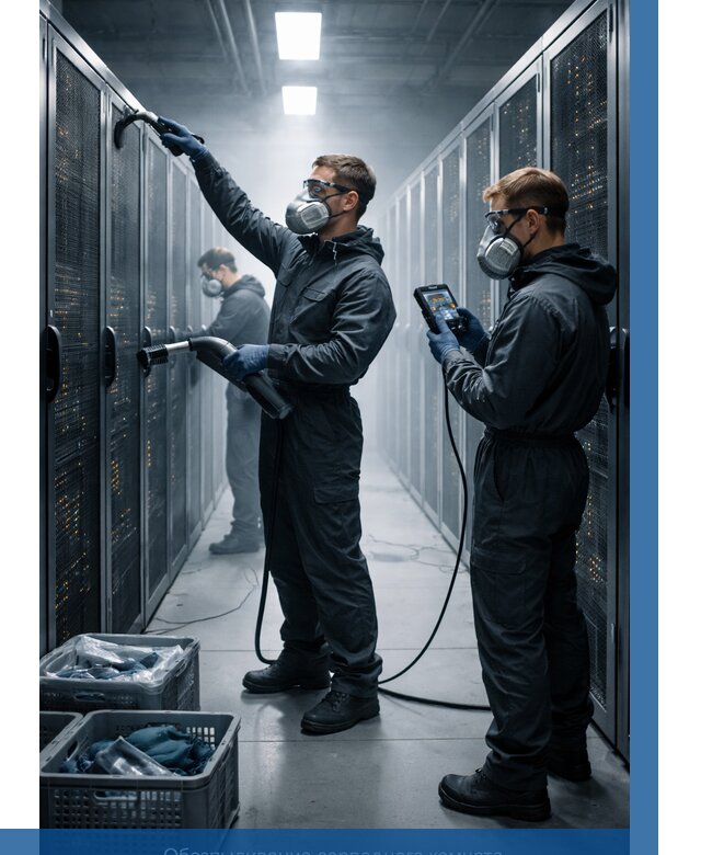 Обеспыливание серверной комнаты в Нижнем Новгороде от 4689 р. | ВЫСОТНИК-Ннн