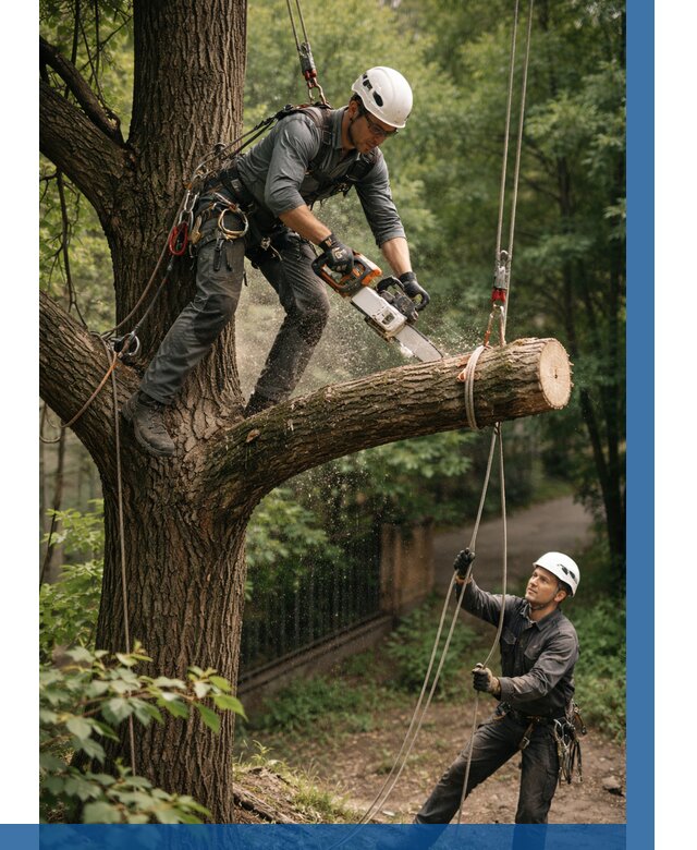 Спил деревьев альпинистами в Нижнем Новгороде от 8337 р. | ВЫСОТНИК-Ннн