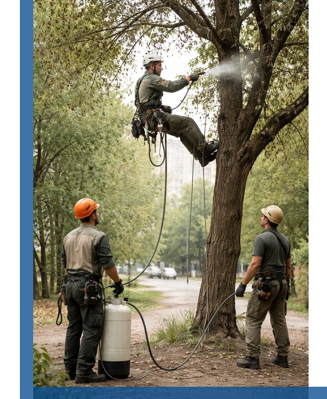 Обработка деревьев от вредителей в Нижнем Новгороде профессиональная защита