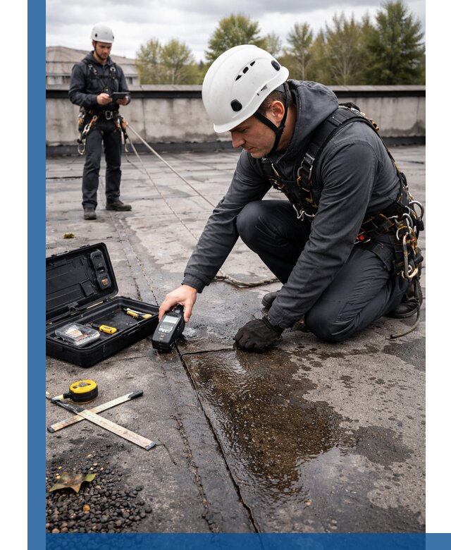 Обследование кровли на протечки и выявление дефектов в Нижнем Новгороде